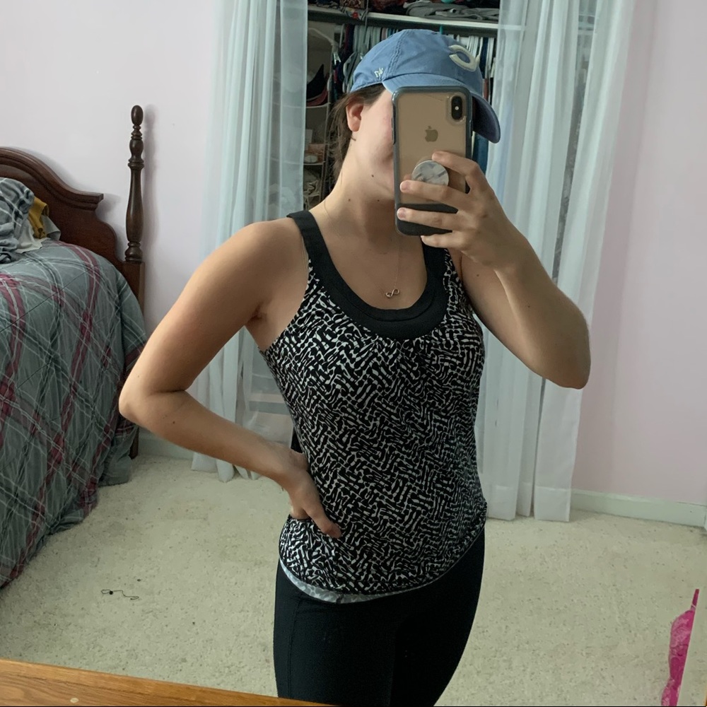 Black and White Dress Tank